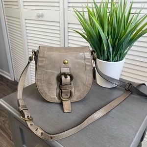 Coach Legacy Vintage Garcia Taupe Leather Mini Crossbody